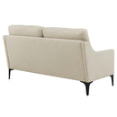 Justin Upholstered Fabric Loveseat