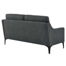 Justin Upholstered Fabric Loveseat