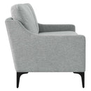 Justin Upholstered Fabric Loveseat