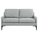 Justin Upholstered Fabric Loveseat