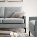 Justin Upholstered Fabric Loveseat