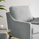 Justin Upholstered Fabric Armchair