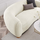 Teagan Boucle Upholstered Fabric Sofa