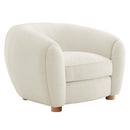 Teagan Boucle Upholstered Fabric Armchair