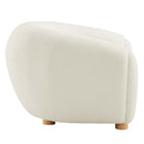 Teagan Boucle Upholstered Fabric Armchair