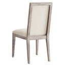 Sophie French Vintage Tufted Fabric Dining Side Chairs Set of 2