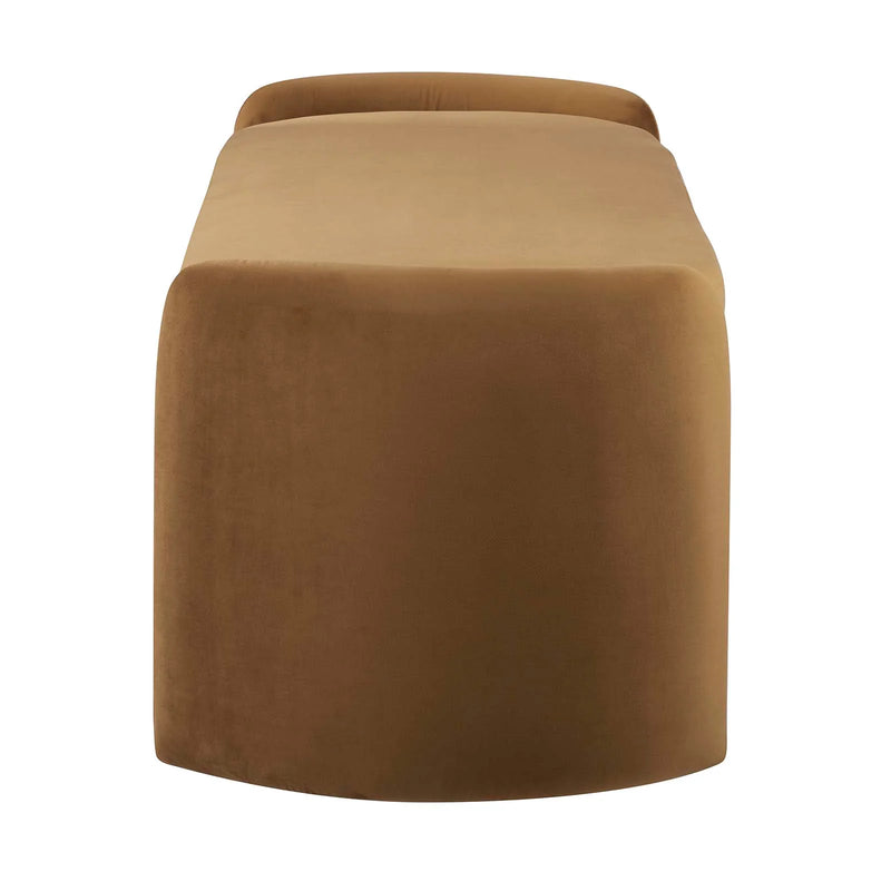 Scarlet Upholstered Performance Velvet Bench