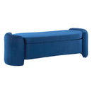 Scarlet Upholstered Performance Velvet Bench