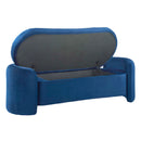 Scarlet Upholstered Performance Velvet Bench