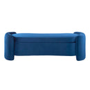 Scarlet Upholstered Performance Velvet Bench