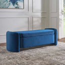 Scarlet Upholstered Performance Velvet Bench