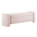 Scarlet Upholstered Performance Velvet Bench