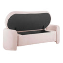 Scarlet Upholstered Performance Velvet Bench
