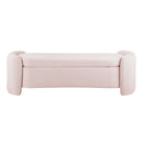 Scarlet Upholstered Performance Velvet Bench