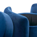 Scarlet Upholstered Performance Velvet Ottoman