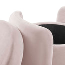 Scarlet Upholstered Performance Velvet Ottoman