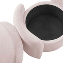 Scarlet Upholstered Performance Velvet Ottoman