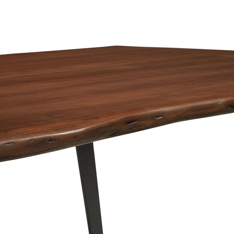 Marcel 60" Live Edge Acacia Wood Dining Table