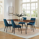 Thatcher 74"  Live Edge Acacia Wood Dining Table