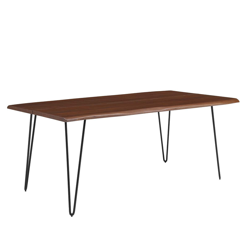 Thatcher 74"  Live Edge Acacia Wood Dining Table