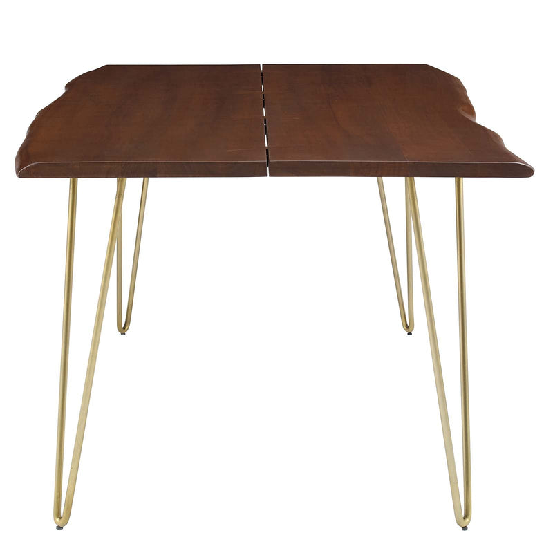 Thatcher 74"  Live Edge Acacia Wood Dining Table