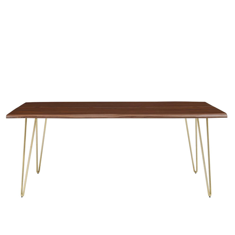 Thatcher 74"  Live Edge Acacia Wood Dining Table