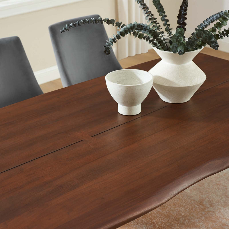 Thatcher 74"  Live Edge Acacia Wood Dining Table