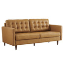 Jackson Tufted Vegan Leather Sofa