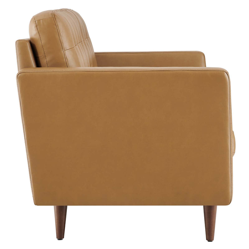 Jackson Tufted Vegan Leather Sofa