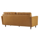 Jackson Tufted Vegan Leather Sofa