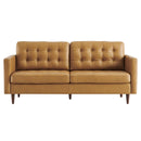 Jackson Tufted Vegan Leather Sofa