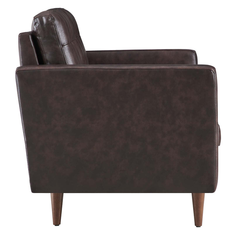 Jackson Tufted Vegan Leather Loveseat