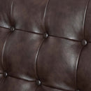 Jackson Tufted Vegan Leather Loveseat