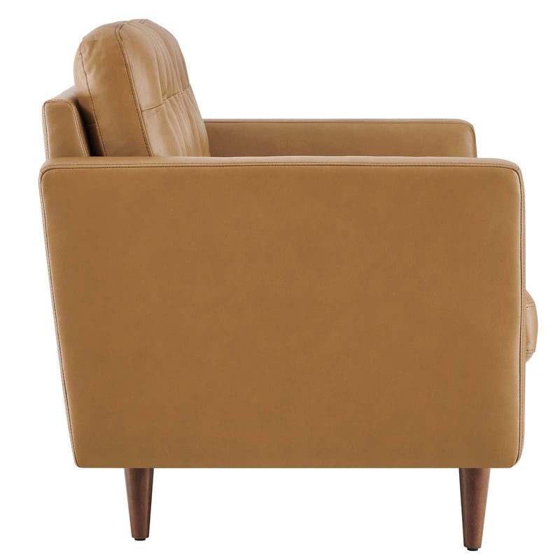 Jackson Tufted Vegan Leather Loveseat