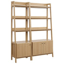 Raul Wood Bookshelves - Set of 2