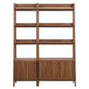 Raul Wood Bookshelves - Set of 2