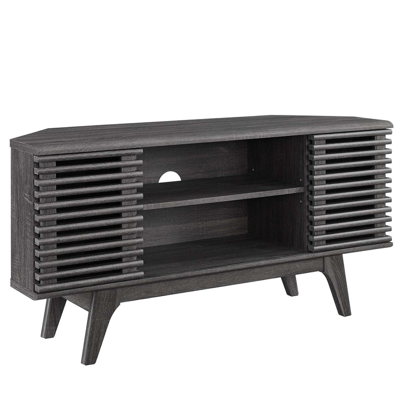 Quincya 46" Corner TV Stand