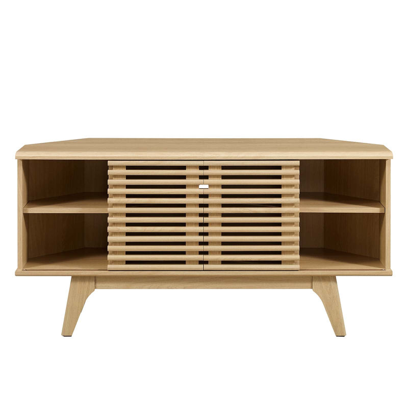 Quincya 46" Corner TV Stand