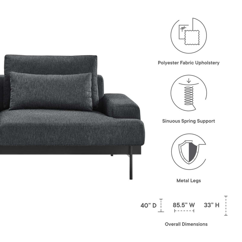 Nicolas Upholstered Fabric Sofa