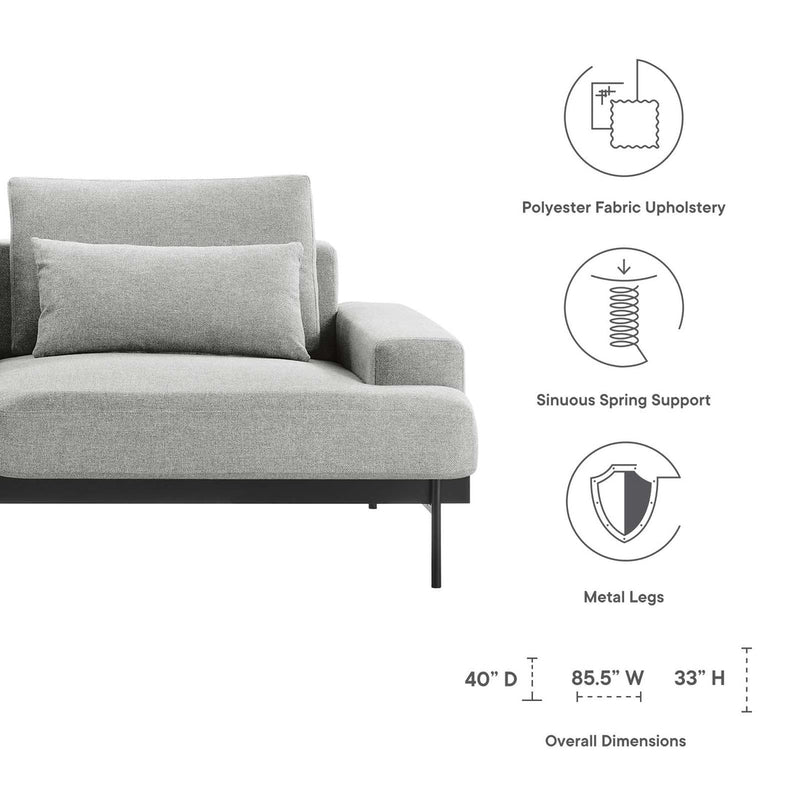 Nicolas Upholstered Fabric Sofa