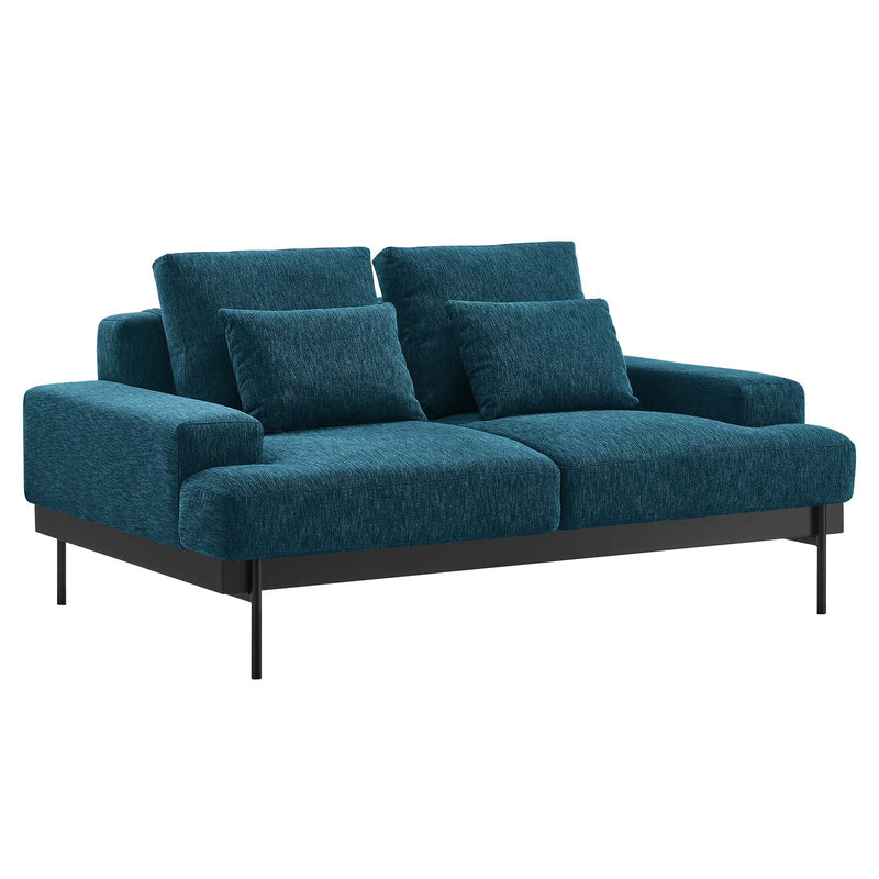 Nicolas Upholstered Fabric Loveseat