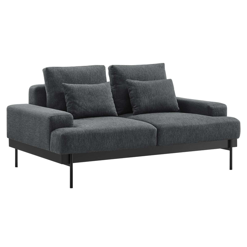 Nicolas Upholstered Fabric Loveseat