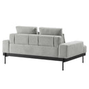 Nicolas Upholstered Fabric Loveseat