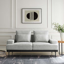 Nicolas Upholstered Fabric Loveseat
