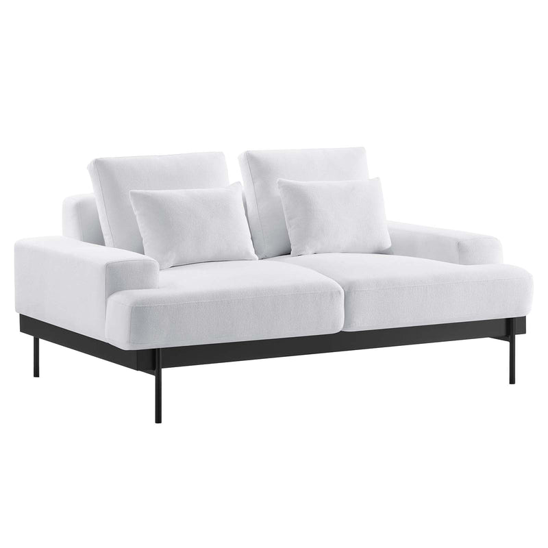 Nicolas Upholstered Fabric Loveseat