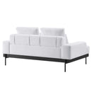Nicolas Upholstered Fabric Loveseat