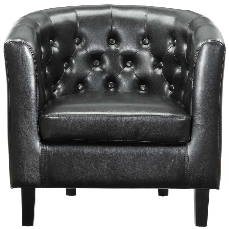 Jamal Upholstered Vinyl Armchair