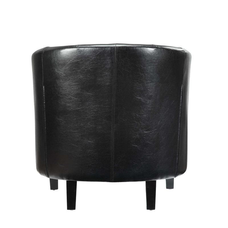 Jamal Upholstered Vinyl Armchair