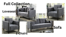 Furniture of America Lynda Collection by ExceptionalHome Sofa, Loveseat & Club Chair