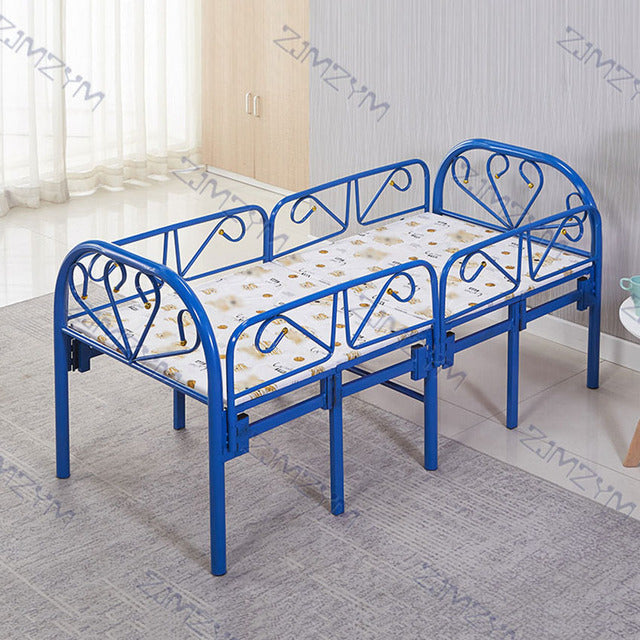 Children Folding Bed With Guardrail